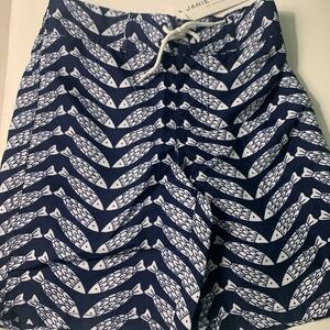 Janie & Jack boys size 4 swim trunks new with tag